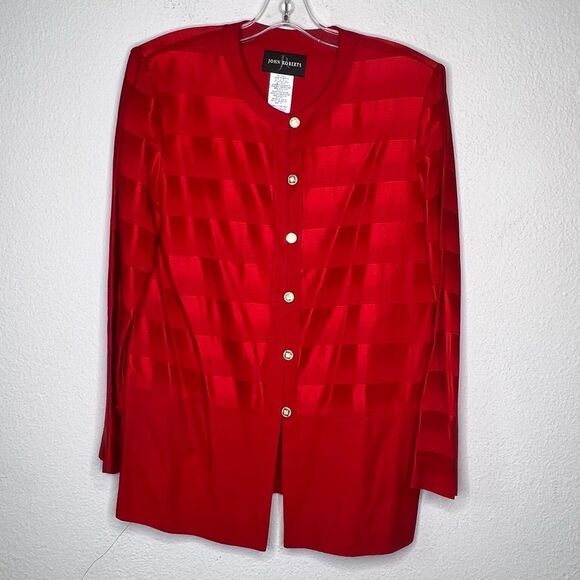 Vintage John Roberts Red‎ Suit Jacket - Picture 2 of 6
